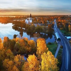 Jigsaw puzzle: The road to Sestroretsk