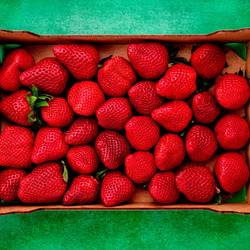 Jigsaw puzzle: Strawberries in a box