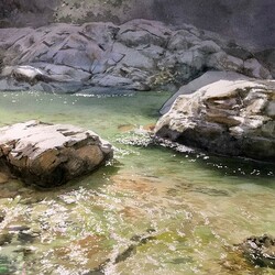 Jigsaw puzzle: Water and stone