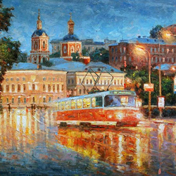 Jigsaw puzzle: Moscow tram