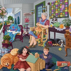 Jigsaw puzzle: By Grandma