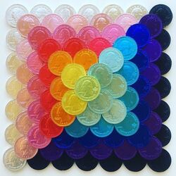 Jigsaw puzzle: Rainbow coins