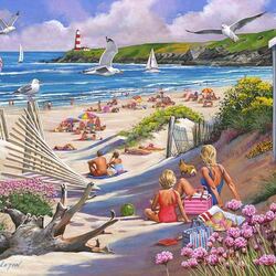 Jigsaw puzzle: By the sea