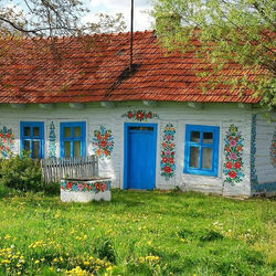 Jigsaw puzzle: Painted house