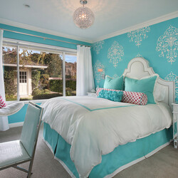 Jigsaw puzzle: Turquoise bedroom