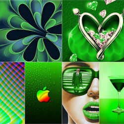 Jigsaw puzzle: In tones of green