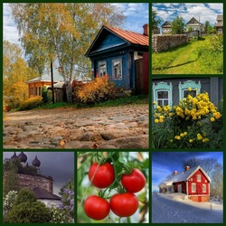 Jigsaw puzzle: Rural sketches