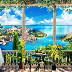 Jigsaw puzzle: Bay view
