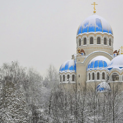 Jigsaw puzzle: Domes in winter