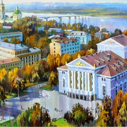 Jigsaw puzzle: September in Perm