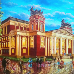Jigsaw puzzle: National Theater in Sofia