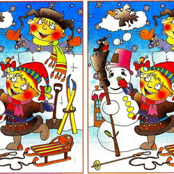 Jigsaw puzzle: Find differences