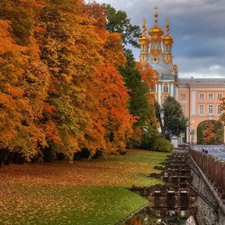 Jigsaw puzzle: Autumn in Pushkin