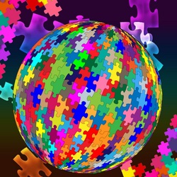 Jigsaw puzzle: Ball