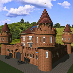 Jigsaw puzzle: Castle style house