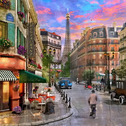 Jigsaw puzzle: Walks in Paris