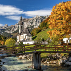 Jigsaw puzzle: Autumn in Berchtesgaden