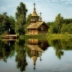 Jigsaw puzzle: Wooden temples of Karelia