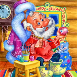 Jigsaw puzzle: Santa Claus - artist