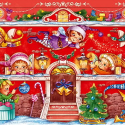 Jigsaw puzzle: House of the cheerful dwarfs