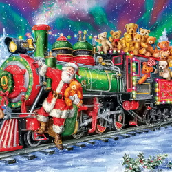 Jigsaw puzzle: New year express