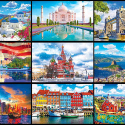 Jigsaw puzzle: Great trip around the world