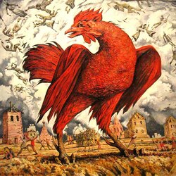 Jigsaw puzzle: Red rooster