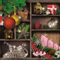 Jigsaw puzzle: Christmas tree decorations