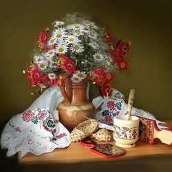 Jigsaw puzzle: Painted still life