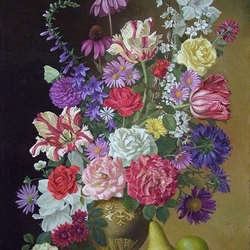 Jigsaw puzzle: Bouquet with pears