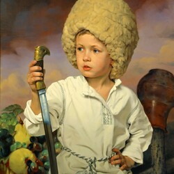 Jigsaw puzzle: Young Cossack