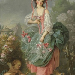 Jigsaw puzzle: Portrait of Mademoiselle Guimard as Terpsichore
