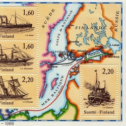 Jigsaw puzzle: Finland stamps