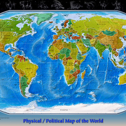 Jigsaw puzzle: A political map of the World