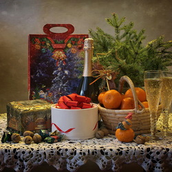 Jigsaw puzzle: New Year's still life