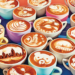 Jigsaw puzzle: Pictures for coffee