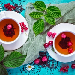 Jigsaw puzzle: Tea with berries