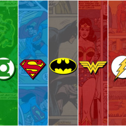 Jigsaw puzzle: DC comics logos