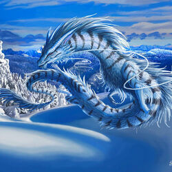 Jigsaw puzzle: Dragon of winter