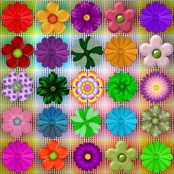 Jigsaw puzzle: Flower fantasy