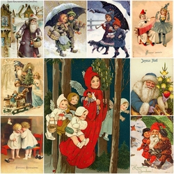 Jigsaw puzzle: Europe Christmas cards