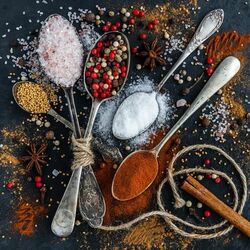Jigsaw puzzle: Spices and condiments
