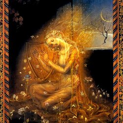 Jigsaw puzzle: Angel with lyre