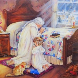 Jigsaw puzzle: Prayer before bed