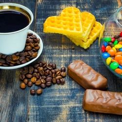 Jigsaw puzzle: Coffee and sweets