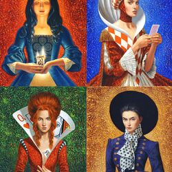 Jigsaw puzzle: Four ladies