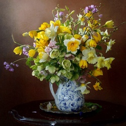 Jigsaw puzzle: Spring bouquet