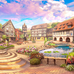 Jigsaw puzzle: Town Square