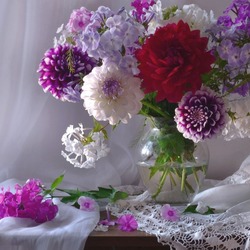 Jigsaw puzzle: Bouquet of home flowers