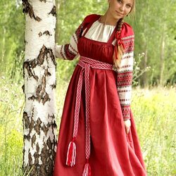 Jigsaw puzzle: Russian national dress